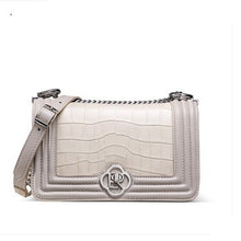 Load image into Gallery viewer, ouluoer Thai real crocodile skin bag 2019 cross-body belly bag small fragrance chain real leather underarm bag